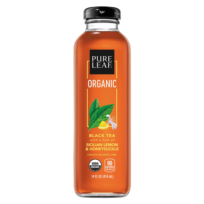 Pure Leaf Organic Sicilian Lemon & Honeysuckle Tea 14oz Btl
