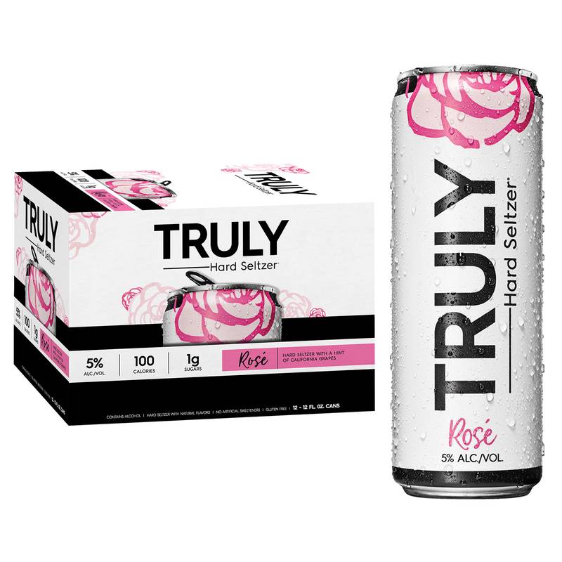 TRULY Hard Seltzer Rose 12pk 12oz Can 5.0% ABV