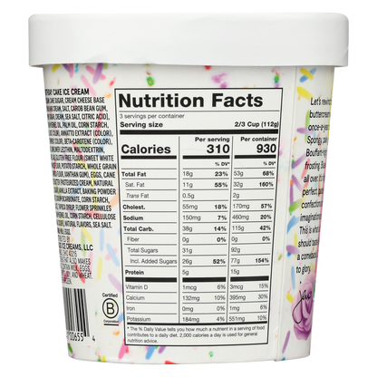 Jeni's Buttercream Birthday Cake Pint