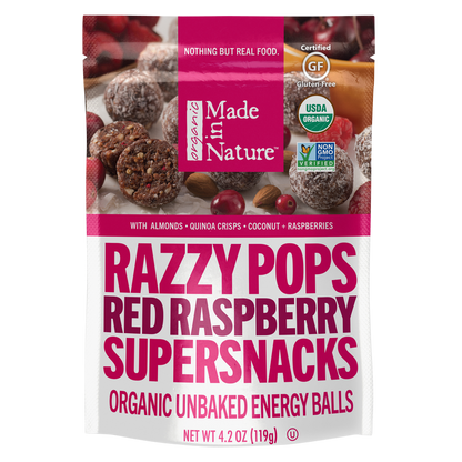 Made in Nature Organic Razzy Pops 4.2oz