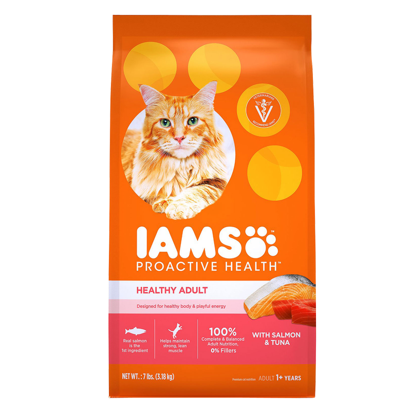 Iams Proactive Health Salmon & Tuna Dry Cat Food 7lb