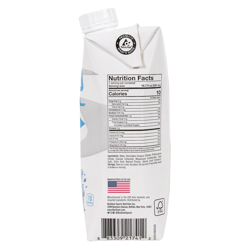 BioSteel White Freeze 16.7oz