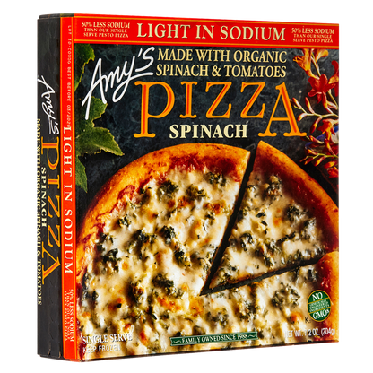 Amy's Spinach Medium Pizza 7.2oz