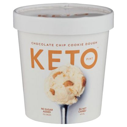 Keto Pint Chocolate Chip Cookie Dough Ice Cream Pint