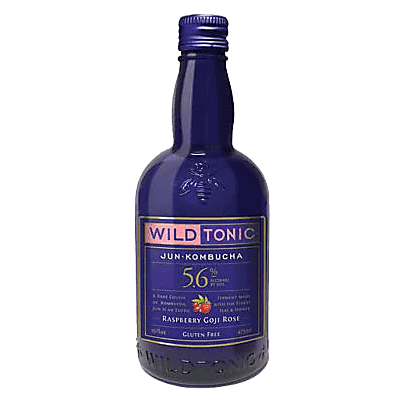 Wild Tonic Raspberry Goji Rose Kombucha Single 16oz Btl - BevMo! – BevMo!