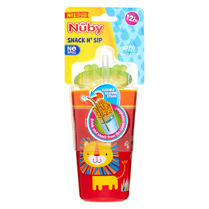 Nuby Snack N' Sip 2-in-1 Cup