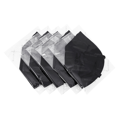 KN95 Protective Mask - Monochrome Series - Black (Pack of 5)