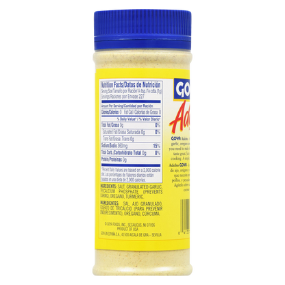 Goya Adobo All Purpose Seasoning without Pepper 8oz BevMo