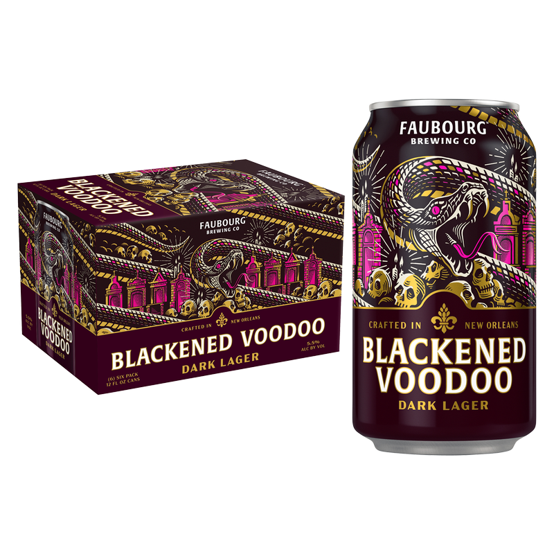 Faubourg Blackened Voodoo Dark Lager 6pk 12oz Can 5.5% ABV