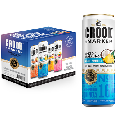 Crook & Marker Blue Zero Guilt Variety 8pk 11.5oz Can 4% ABV
