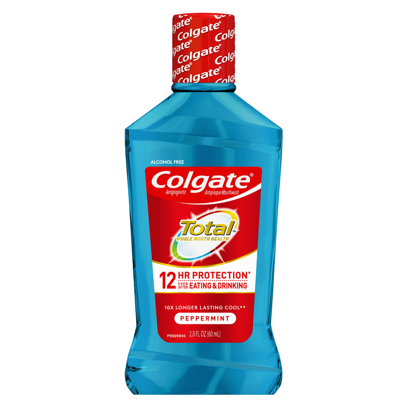 Colgate Total Advanced Pro-Shield Travel Mouthwash Peppermint Blast 60ml