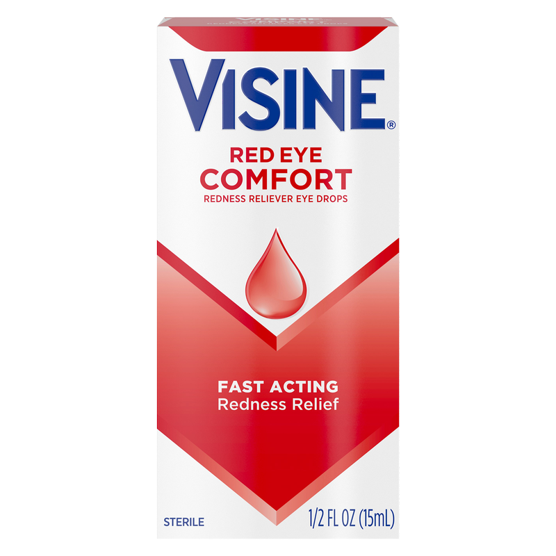 Visine Red Eye Comfort Redness Reliever Eye Drops 0.5oz
