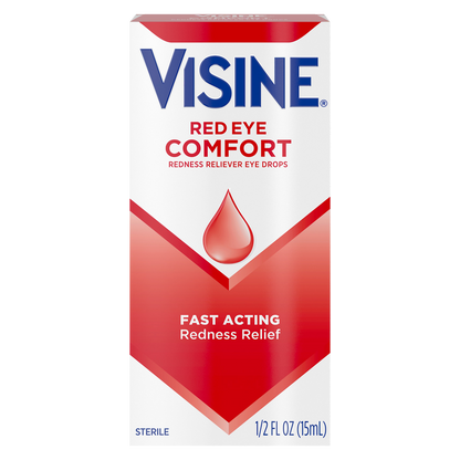 Visine Red Eye Comfort Redness Reliever Eye Drops 0.5oz
