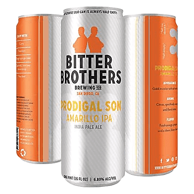 Bitter Brothers Brewing Prodigal Son Amarillo IPA 4pk 16oz Can
